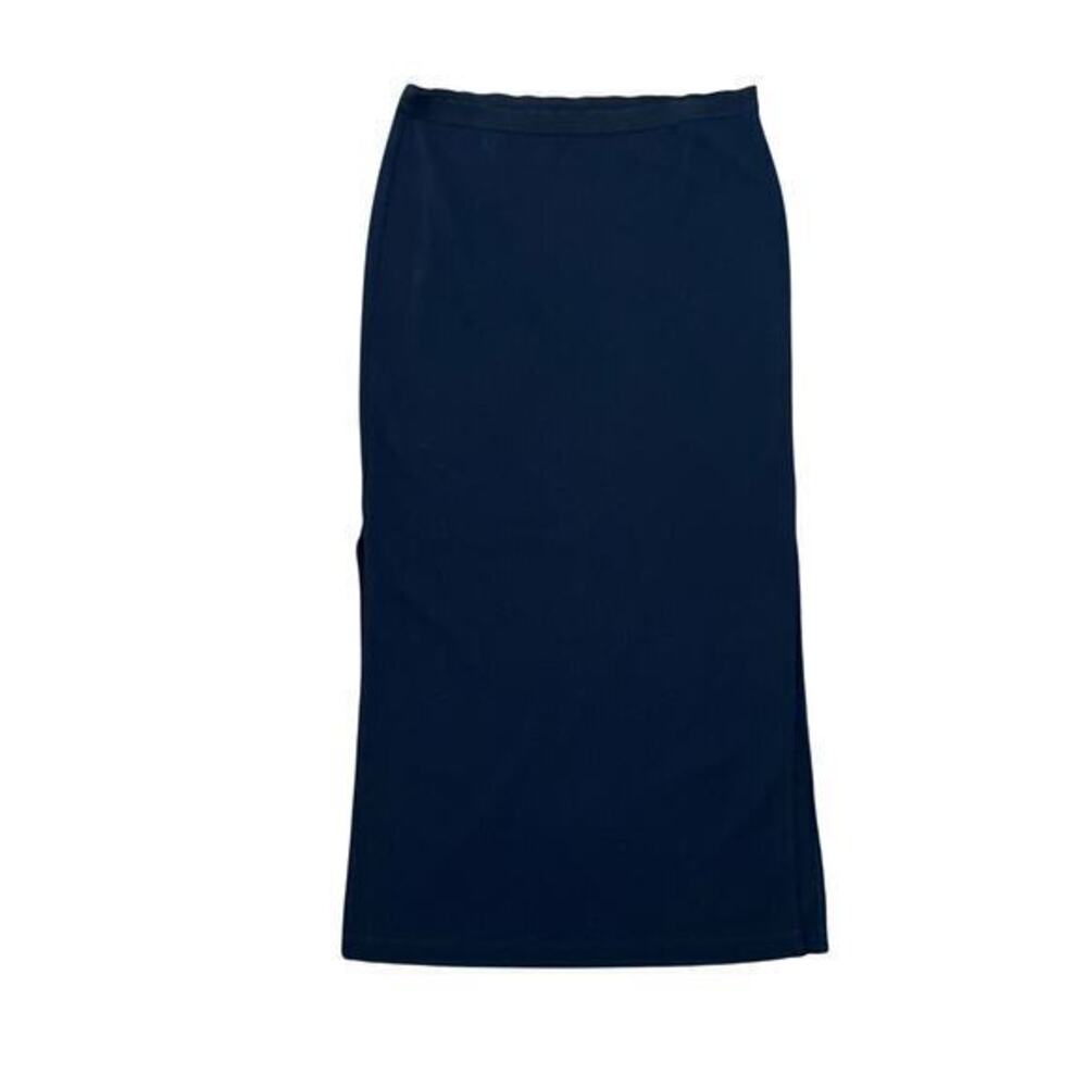 Gap Dark Navy Finely Ribbed Skirt - XS
